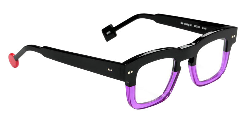 Sabine Be Be Swag Xl 701 46 - Black Shiny/Violine Translucent Shiny #id:sbebeswagxl701_s:106105