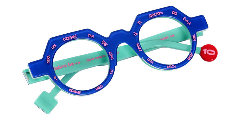 Sabine Be Be Ten 651 44 - Blue Majorelle Translucent Shiny/White/Turquoise Shiny/Rose Fluorescent #id:sbebeten651_s:102100