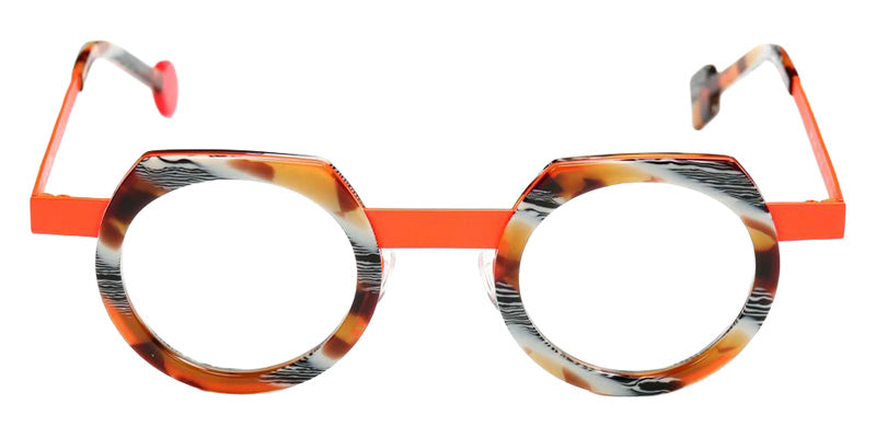 Sabine Be Be Twist 259 42 - Tortoiseshell Vintage Shiny/Orange Fluorescent Satin #id:sbebetwist259_s:104110