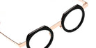 Sabine Be Be Twist 811 42 - Black Shiny/Or Rose Polished #id:sbebetwist811_s:108115