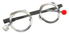 Sabine Be Be Twist 812 42 - Horn Gray Shiny/Gray Dark Satin #id:sbebetwist812_s:110100