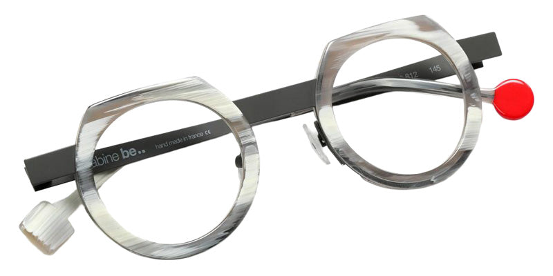 Sabine Be Be Twist 812 42 - Horn Gray Shiny/Gray Dark Satin #id:sbebetwist812_s:110100