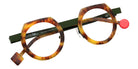 Sabine Be Be Twist 814 42 - Tortoiseshell Tortoise Matte/Khaki Satin #id:sbebetwist814_s:114100