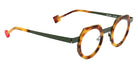 Sabine Be Be Twist 814 42 - Tortoiseshell Tortoise Matte/Khaki Satin #id:sbebetwist814_s:114105