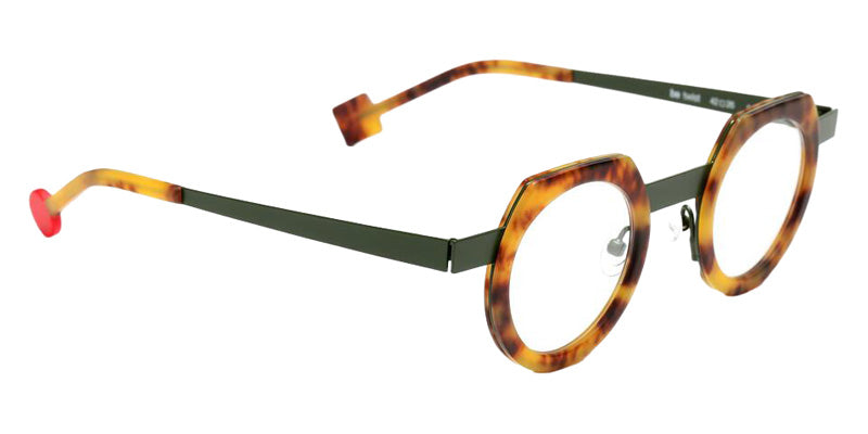 Sabine Be Be Twist 814 42 - Tortoiseshell Tortoise Matte/Khaki Satin #id:sbebetwist814_s:114105