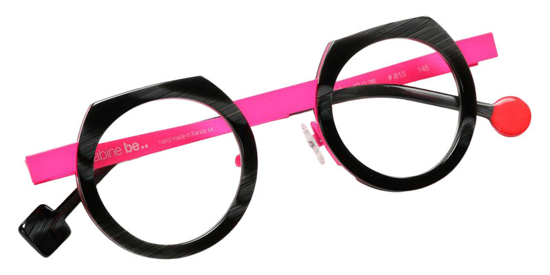Sabine Be Be Twist 815 42 - Gray Fawn Shiny/Rose Fluorescent Satin #id:sbebetwist815_s:116100