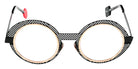 Sabine Be Be Val De Loire Hole 656 50 - Black Shiny Perforated/Or Rose Polished #id:sbebevaldeloirehole656_s:100110