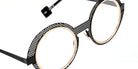 Sabine Be Be Val De Loire Hole 656 50 - Black Shiny Perforated/Or Rose Polished #id:sbebevaldeloirehole656_s:100115