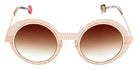 Sabine Be Be Val De Loire Hole Sun 496 50 - Nude Satin Perforated/Or Rose Polished #id:sbebevaldeloireholesun496_s:104110