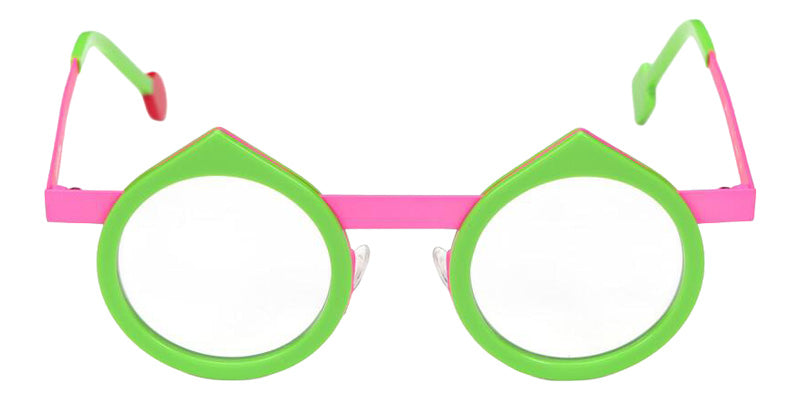 Sabine Be Be Yin 253 43 - Green Meadow Shiny/Rose Fluorescent Satin #id:sbebeyin253_s:100110