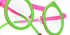 Sabine Be Be Yin 253 43 - Green Meadow Shiny/Rose Fluorescent Satin #id:sbebeyin253_s:100115