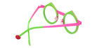 Sabine Be Be Yin 253 43 - Green Meadow Shiny/Rose Fluorescent Satin #id:sbebeyin253_s:100120