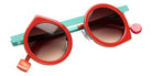 Sabine Be Be Yoon Sun 256 43 - Orange Shiny/Turquoise Satin #id:sbebeyoonsun256_s:104100