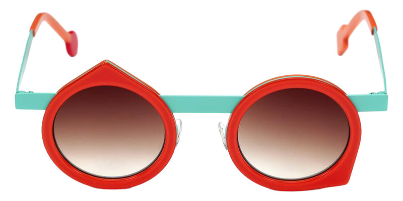 Sabine Be Be Yoon Sun 256 43 - Orange Shiny/Turquoise Satin #id:sbebeyoonsun256_s:104110
