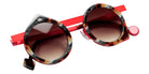 Sabine Be Be Yoon Sun 259 43 - Tortoiseshell Vintage Shiny/Orange Fluorescent Satin #id:sbebeyoonsun259_s:108100