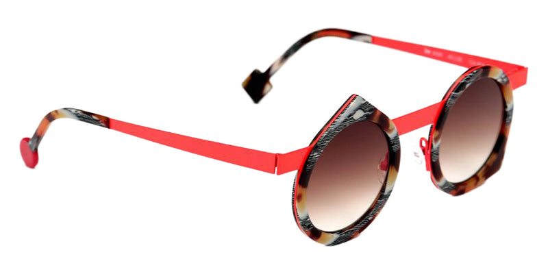 Sabine Be Be Yoon Sun 259 43 - Tortoiseshell Vintage Shiny/Orange Fluorescent Satin #id:sbebeyoonsun259_s:108105