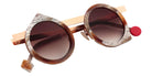 Sabine Be Be Yoon Sun 351 43 - Horn Vintage Shiny/Or Rose Polished #id:sbebeyoonsun351_s:116100