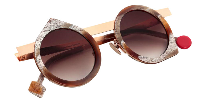 Sabine Be Be Yoon Sun 351 43 - Horn Vintage Shiny/Or Rose Polished #id:sbebeyoonsun351_s:116100