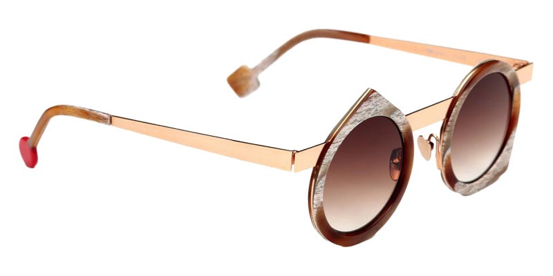 Sabine Be Be Yoon Sun 351 43 - Horn Vintage Shiny/Or Rose Polished #id:sbebeyoonsun351_s:116105