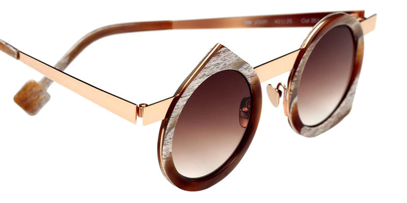 Sabine Be Be Yoon Sun 351 43 - Horn Vintage Shiny/Or Rose Polished #id:sbebeyoonsun351_s:116115