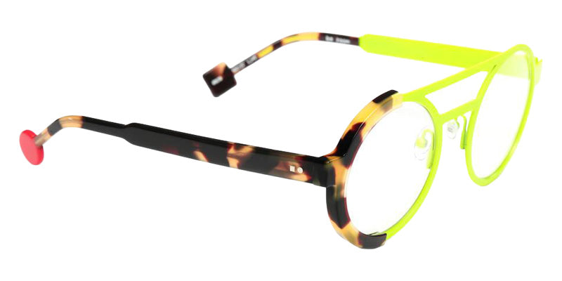 Sabine Be Be Zoom 828 50 - Yellow Fluorescent Satin/Tortoiseshell Khaki Shiny #id:sbebezoom828_s:102105