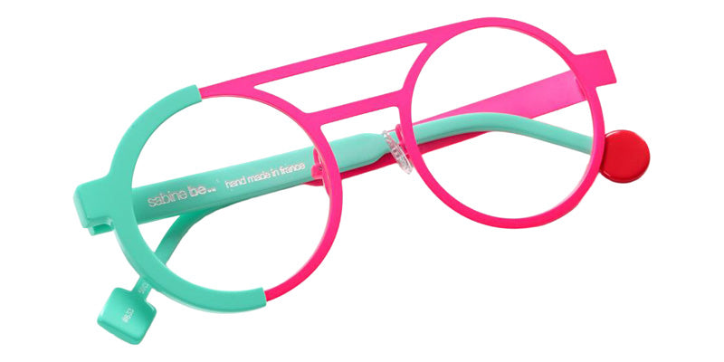 Sabine Be Be Zoom 833 50 - Rose Fluorescent Satin/Turquoise Shiny #id:sbebezoom833_s:112100