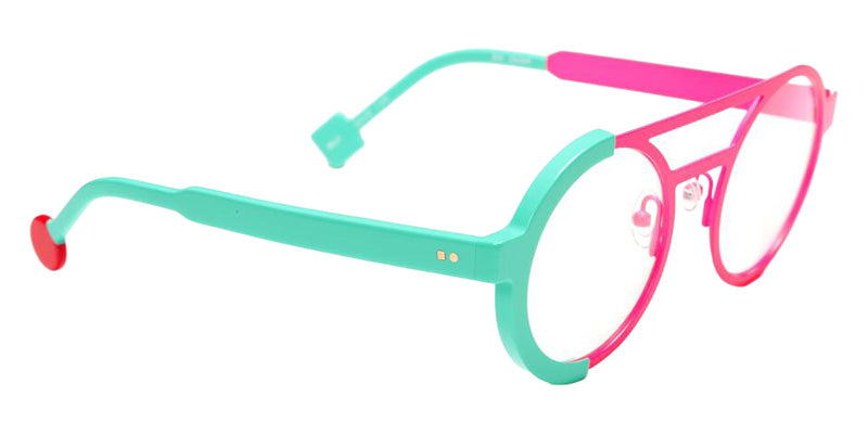 Sabine Be Be Zoom 833 50 - Rose Fluorescent Satin/Turquoise Shiny #id:sbebezoom833_s:112105