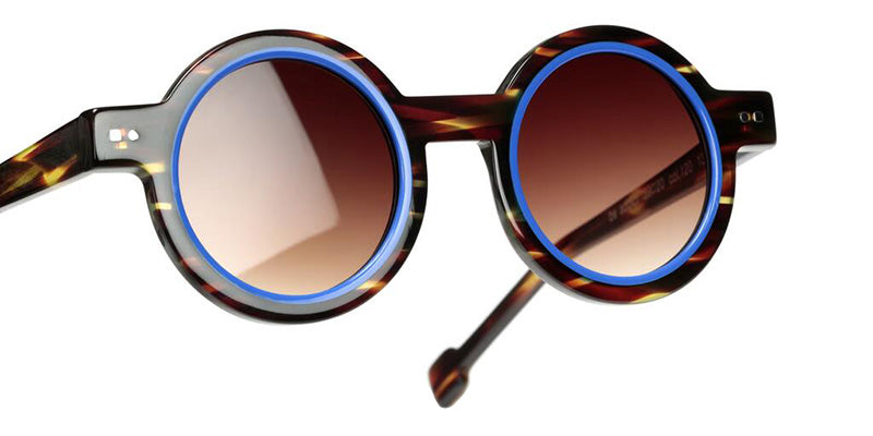 Sabine Be Mini Be Addict Sun 120 39 - Tortoiseshell Veined Dark Shiny/Blue Majorelle Shiny #id:sbeminibeaddictsun120_s:100115