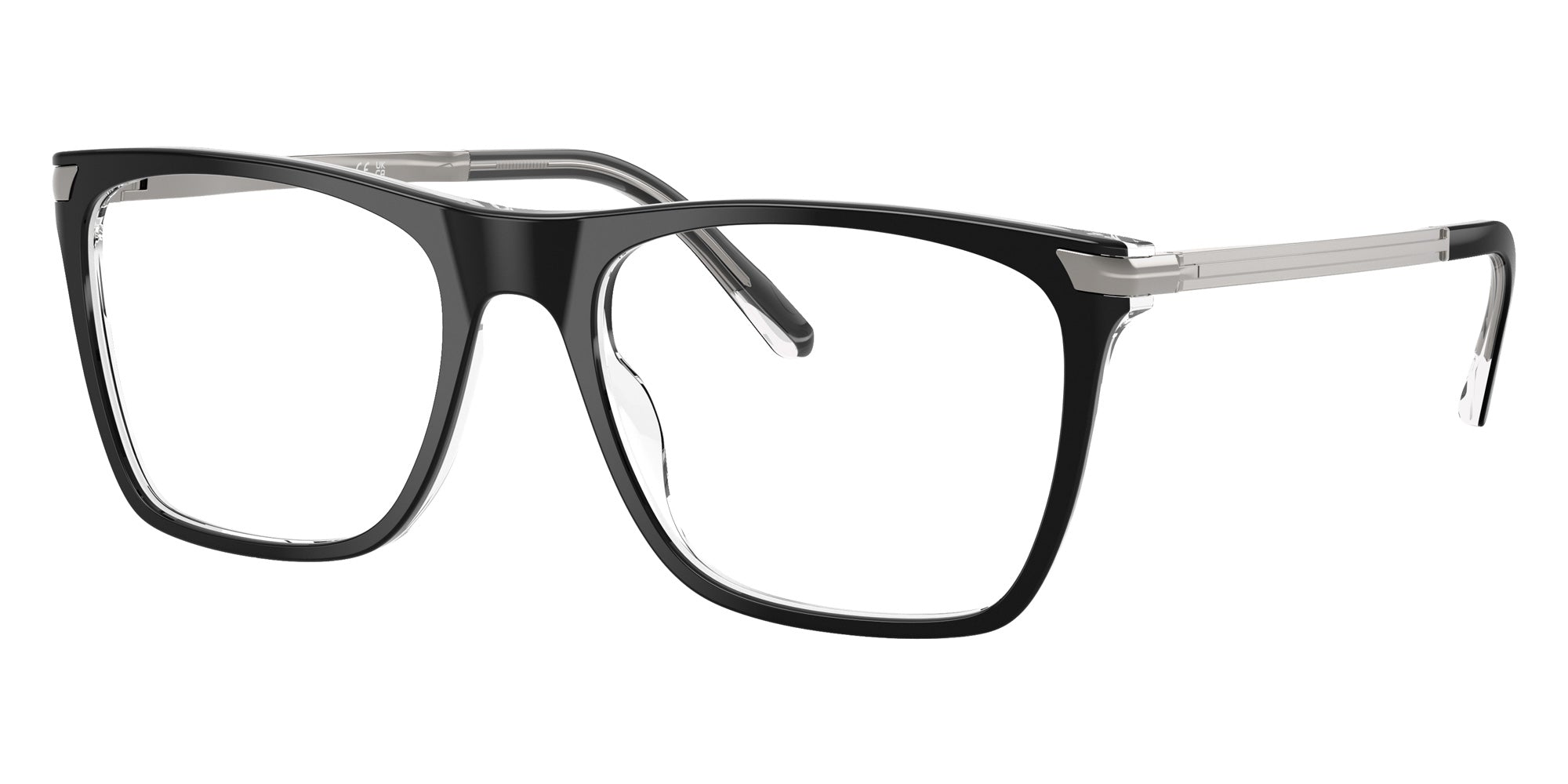 Sferoflex SF1153 C645 55 - Shiny Black on Transparent #id:sf1153c645_s:100105