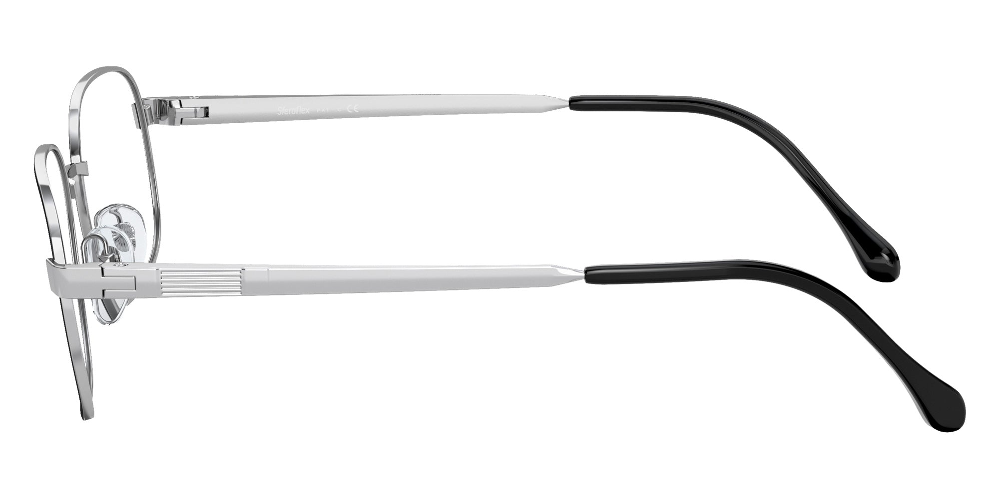 Sferoflex SF2294 526 55 - Top Black on Shiny Silver #id:sf2294526_s:100110