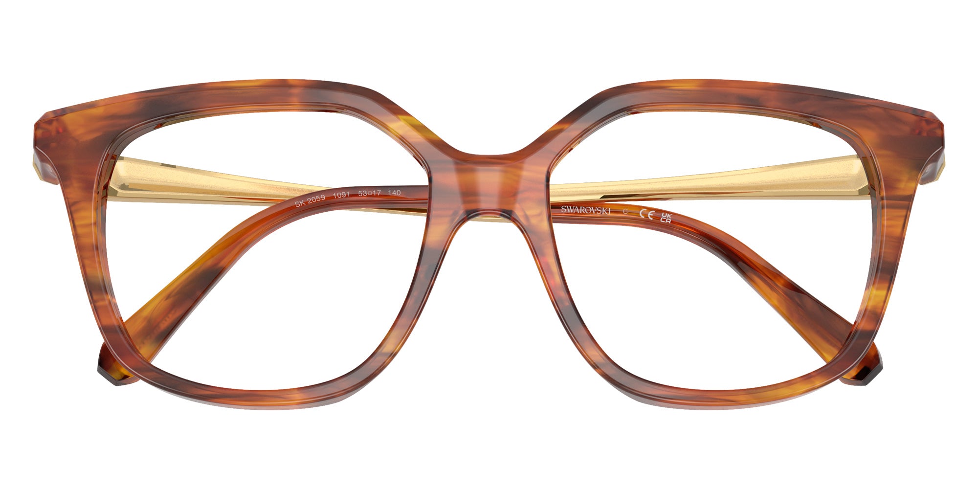 Swarovski SK2059 1091 51 - Striped Havana #id:sk20591091_s:108120