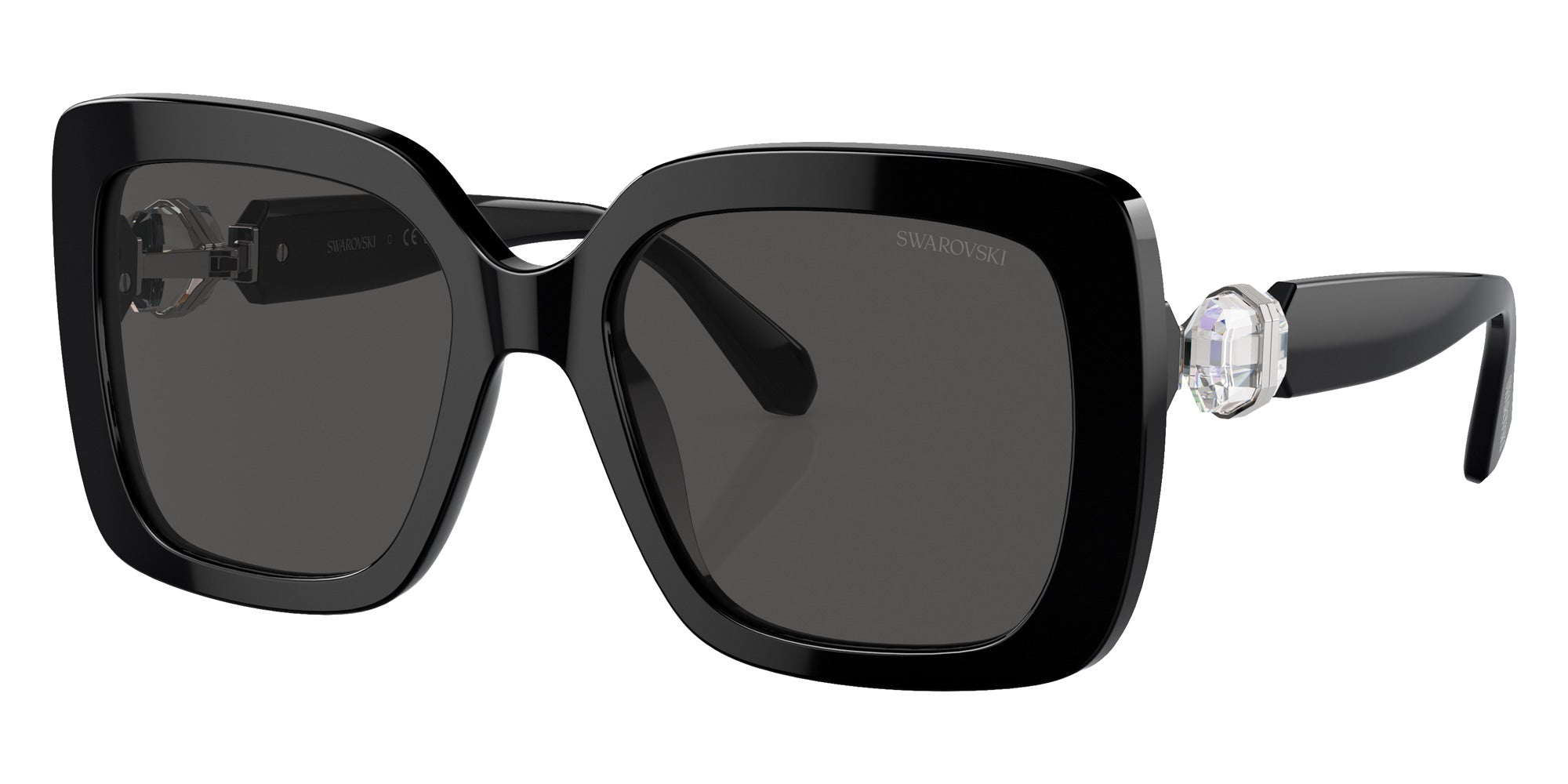 Swarovski SK6001 100187 55 - Black / Dark Gray #id:sk6001100187_s:102105