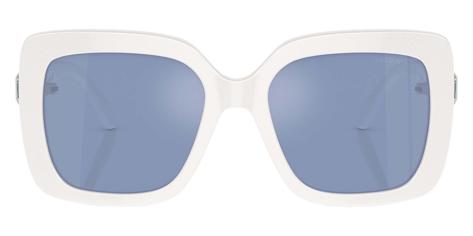 Swarovski SK6001 100355 55 - White / Light Blue Mirrored Silver #id:sk6001100355_s:108100