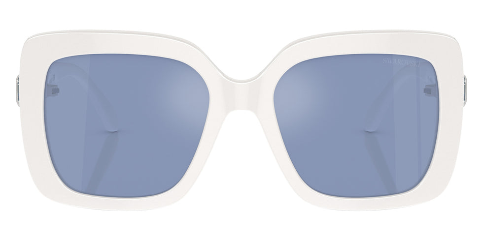 Swarovski SK6001 100355 55 - White / Light Blue Mirrored Silver #id:sk6001100355_s:108100