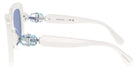 Swarovski SK6001 100355 55 - White / Light Blue Mirrored Silver #id:sk6001100355_s:108110