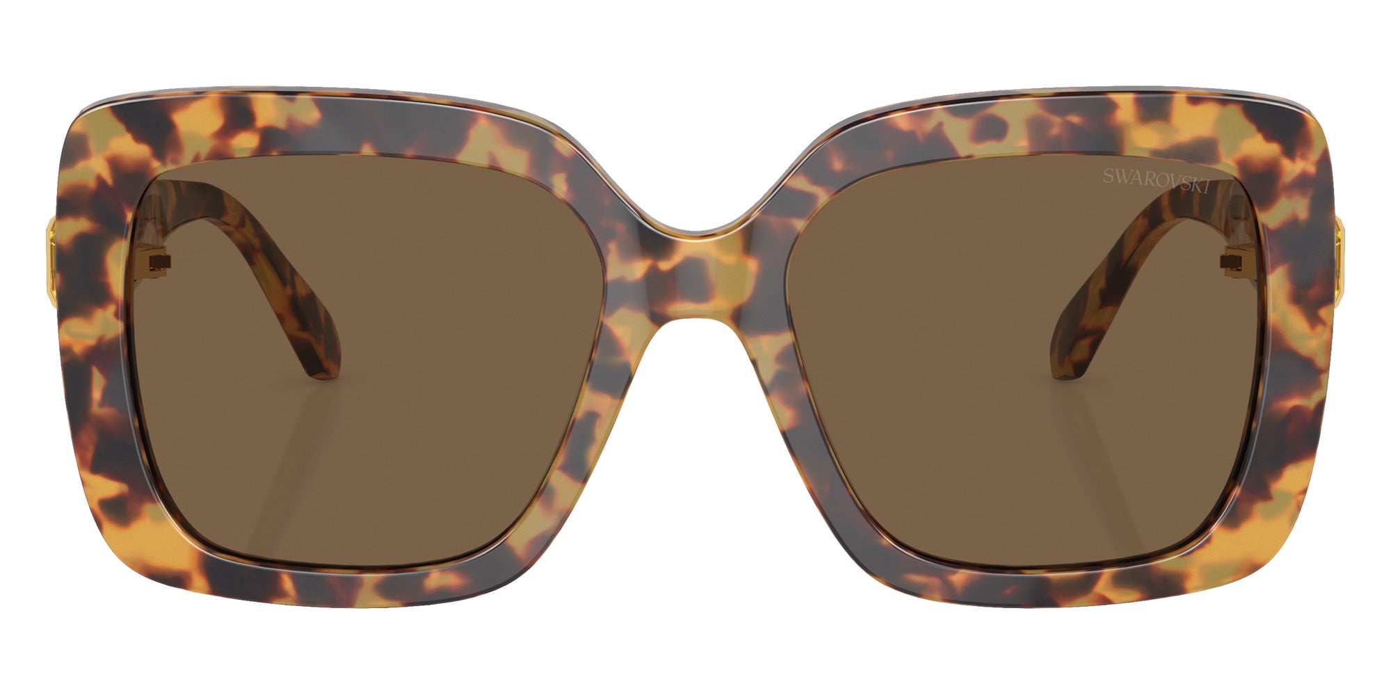 Swarovski SK6001 104073 55 - Light Havana / Dark Brown #id:sk6001104073_s:112100