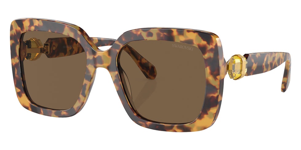 Swarovski SK6001 104073 55 - Light Havana / Dark Brown #id:sk6001104073_s:112105
