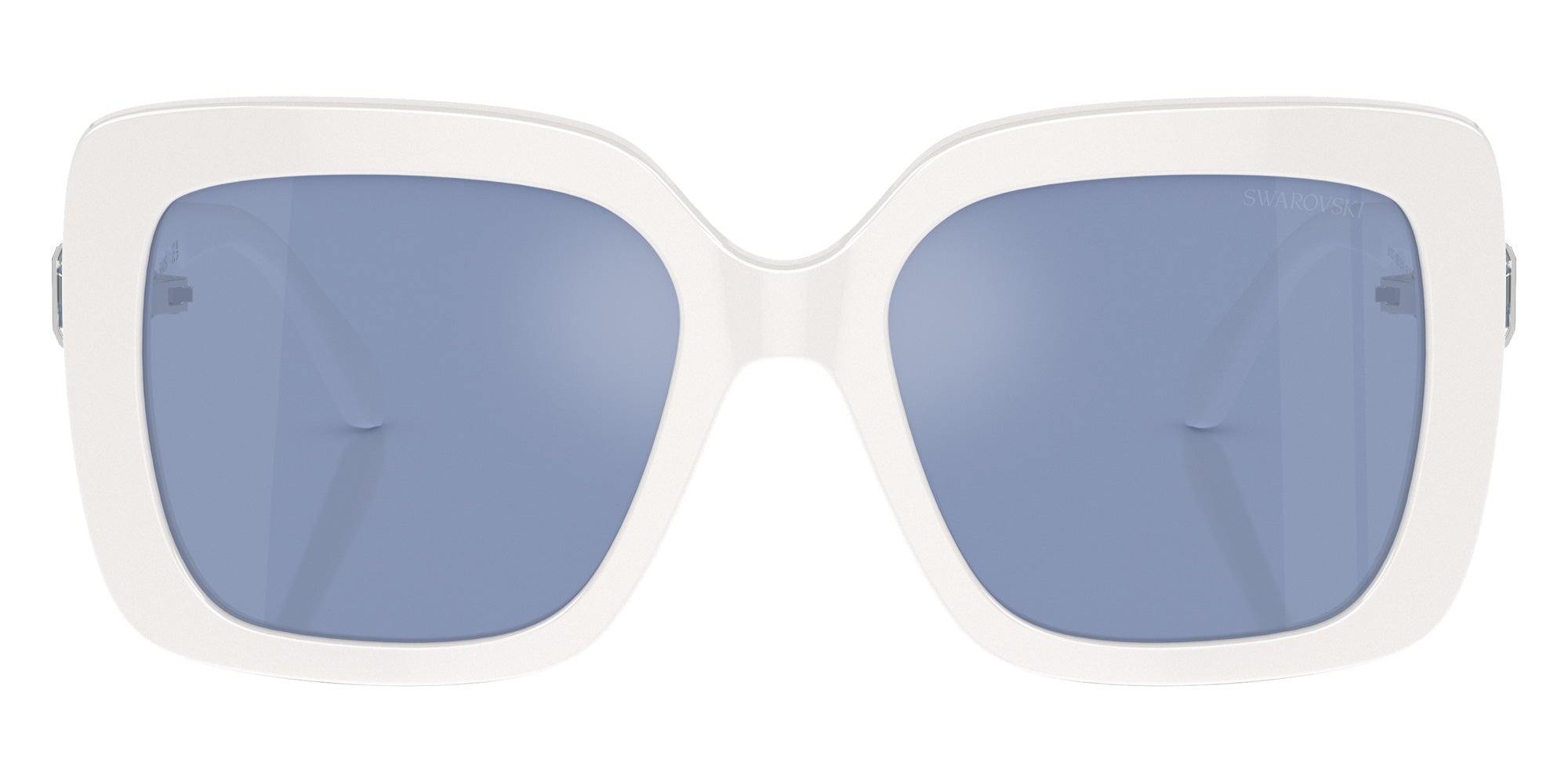 Swarovski SK6001F 100355 55 - White / Light Blue Mirrored Silver #id:sk6001f100355_s:104100