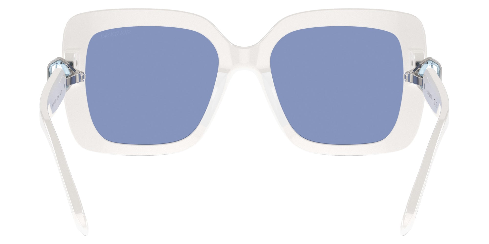 Swarovski SK6001F 100355 55 - White / Light Blue Mirrored Silver #id:sk6001f100355_s:104115