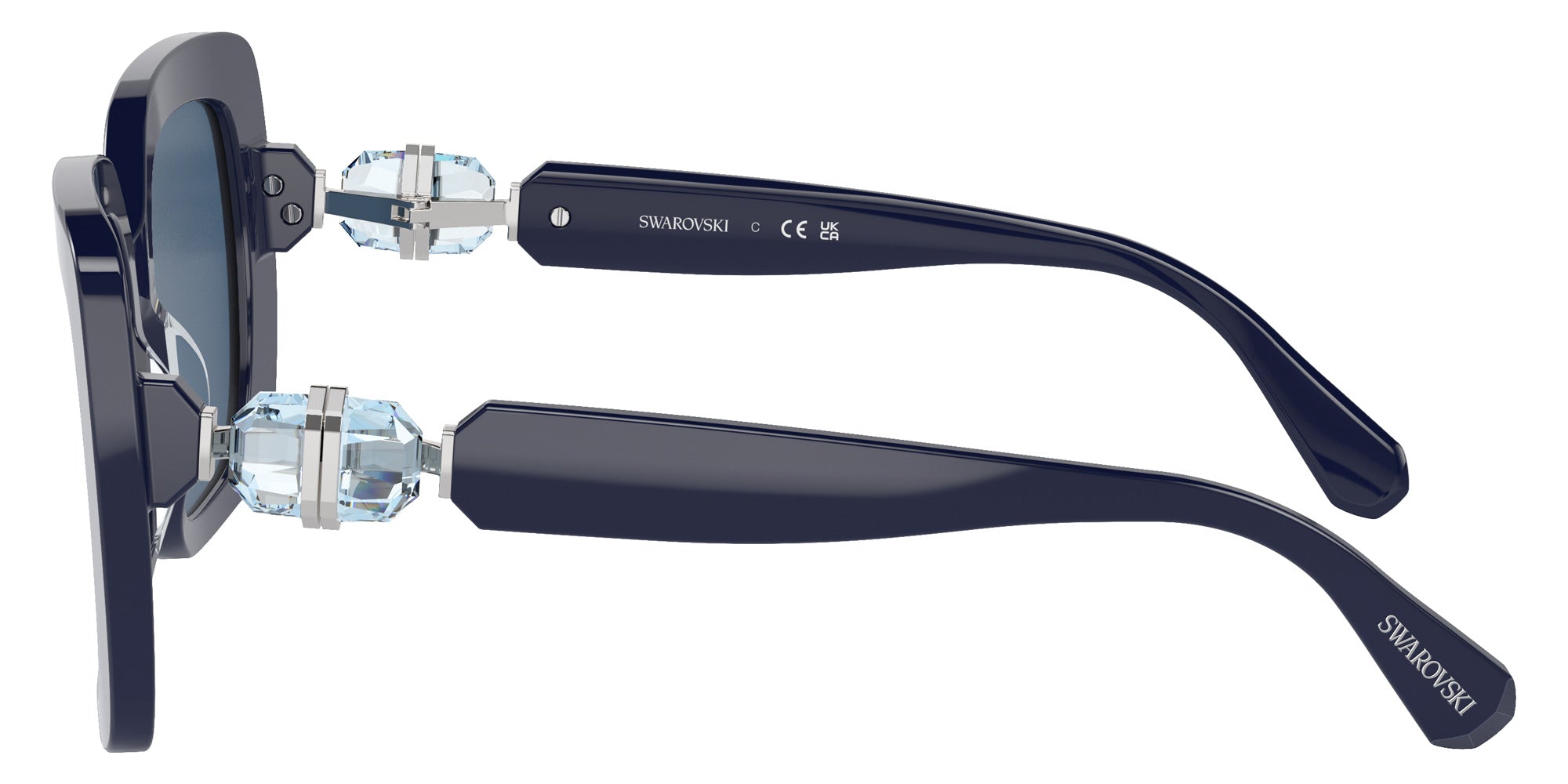 Swarovski SK6001F 100455 55 - Opal Blue / Dark Blue #id:sk6001f100455_s:106110