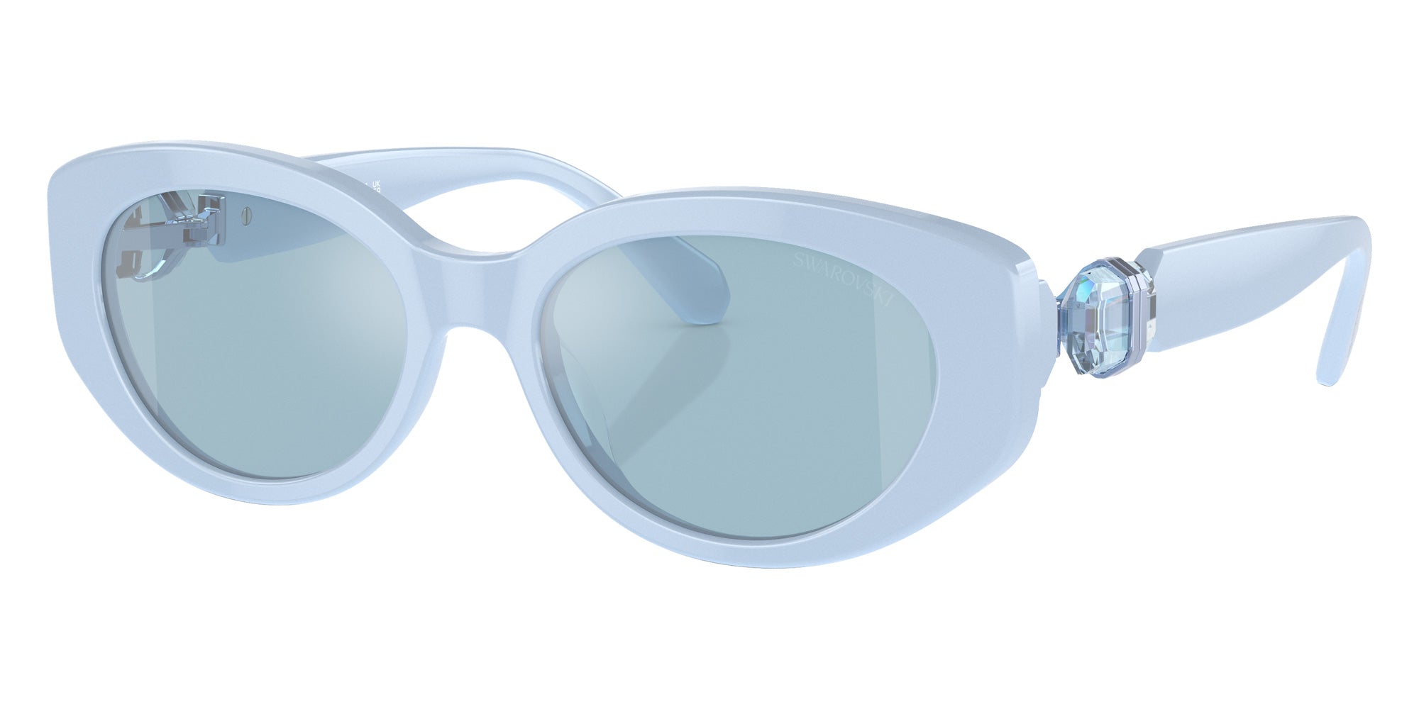 Swarovski SK6002 1006N1 53 - Light Blue / Light Blue Mirrored Silver #id:sk60021006n1_s:108105