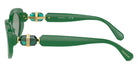 Swarovski SK6002 10079C 53 - Dark Green / Azure Internal Mirrored Silver #id:sk600210079c_s:110110