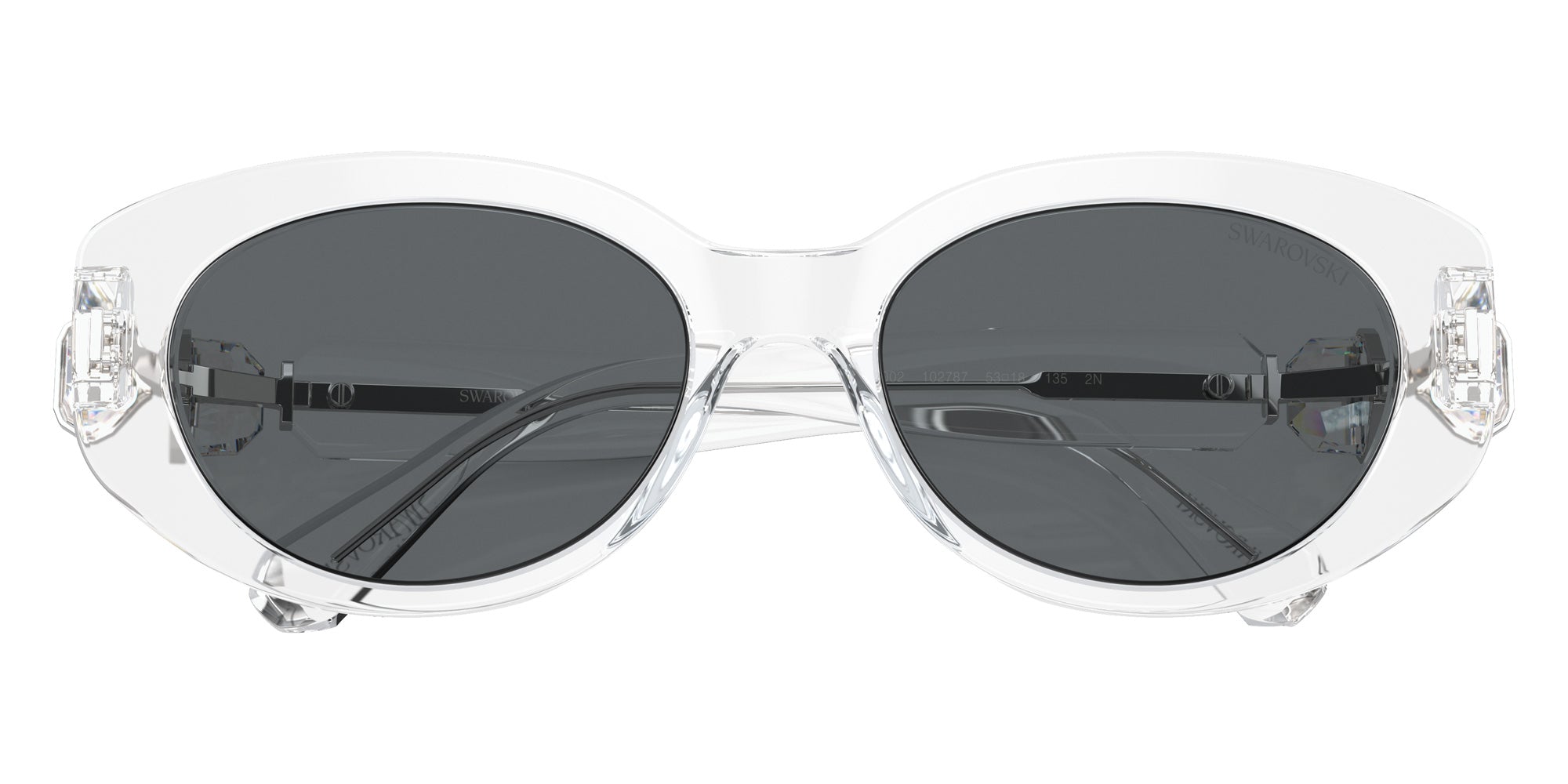 Swarovski SK6002 102787 53 - Transparent Crystal / Dark Gray #id:sk6002102787_s:112120