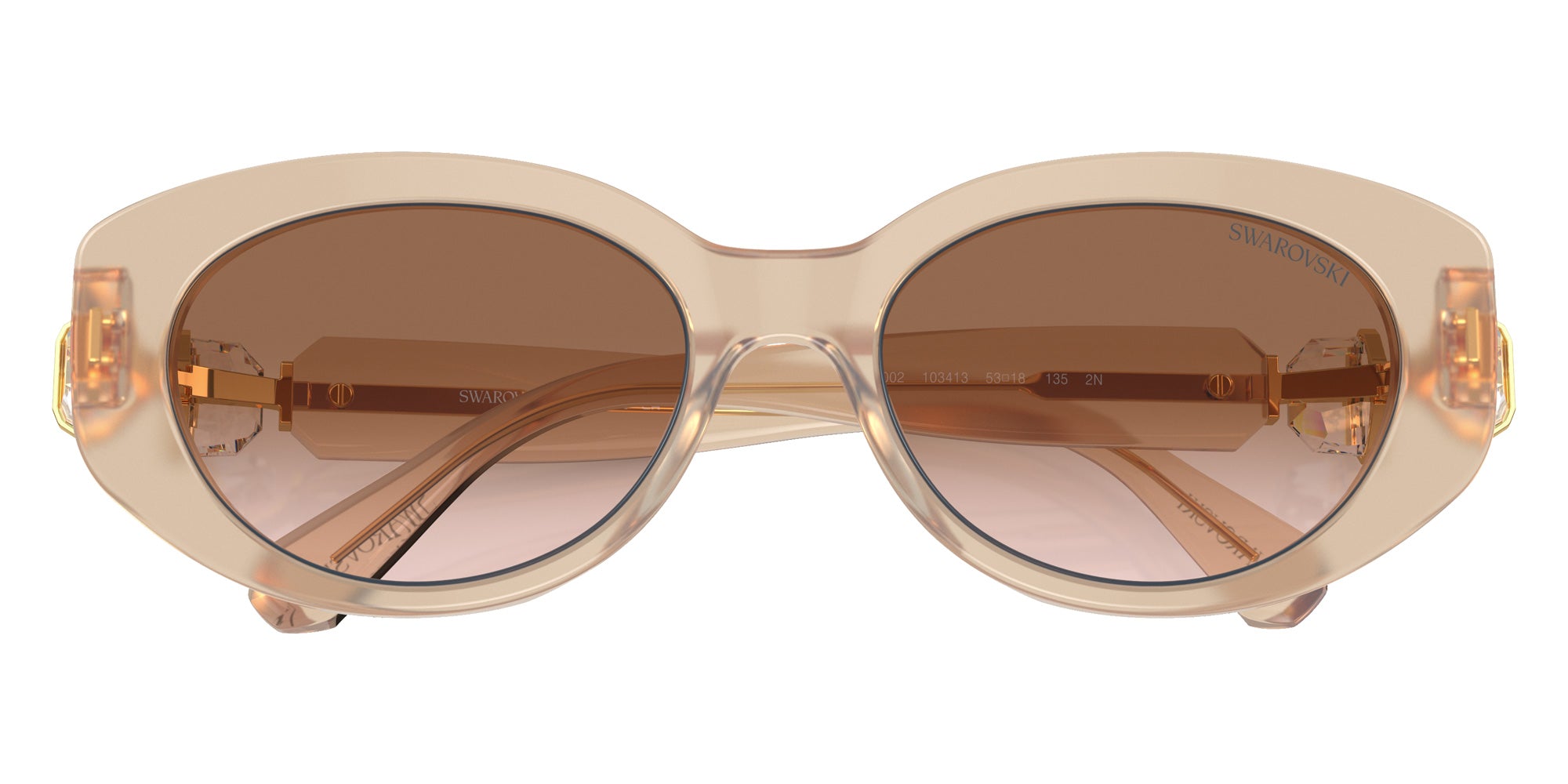 Swarovski SK6002 103413 53 - Transparent Beige / Gradient Brown #id:sk6002103413_s:114120