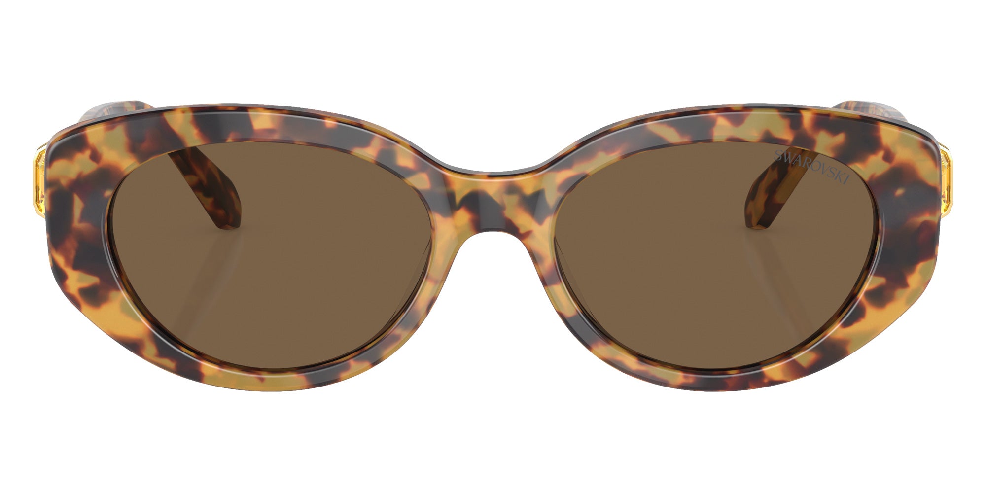 Swarovski SK6002 104073 53 - Light Havana / Dark Brown #id:sk6002104073_s:116100
