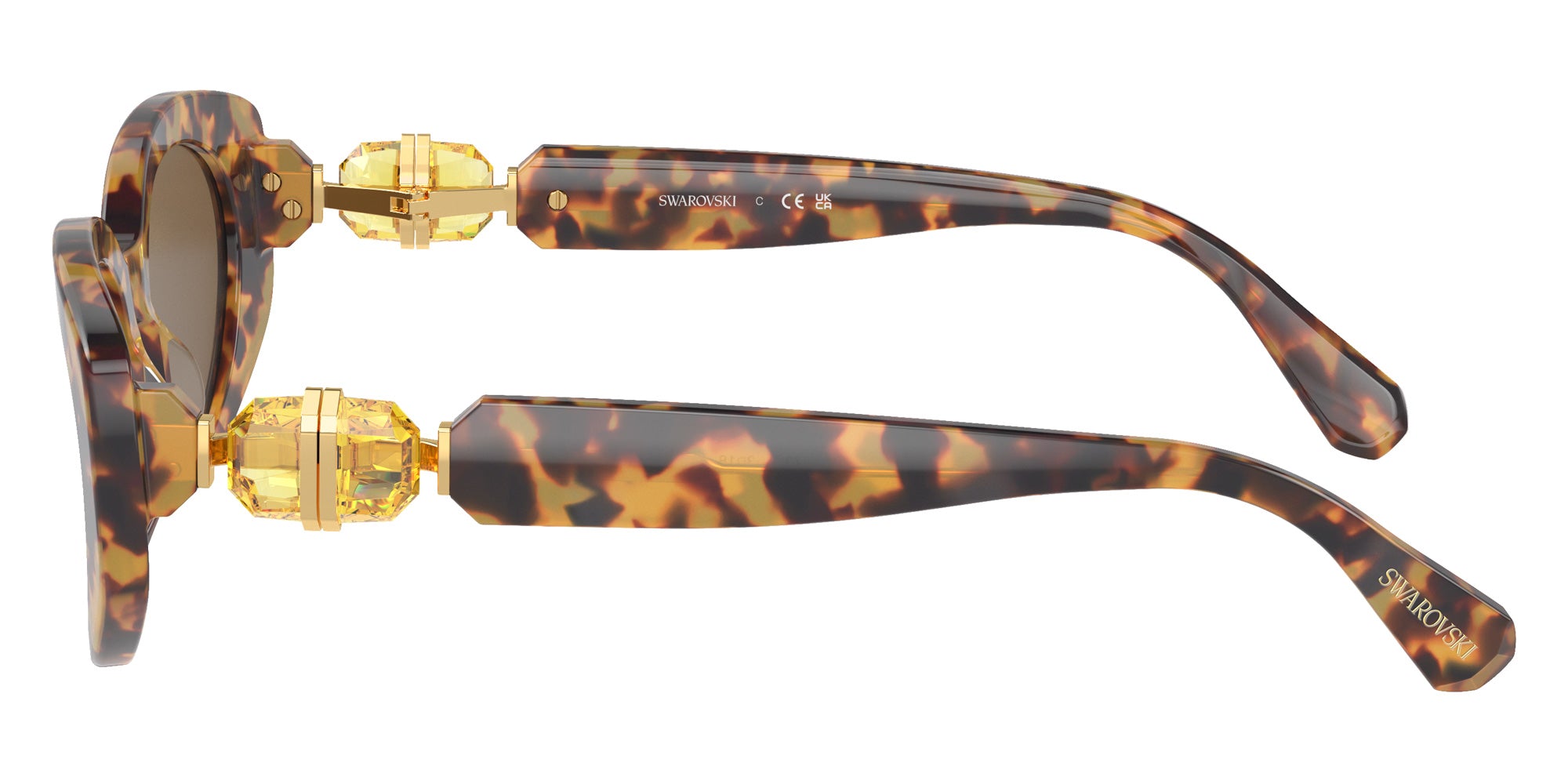 Swarovski SK6002 104073 53 - Light Havana / Dark Brown #id:sk6002104073_s:116110