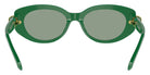 Swarovski SK6002F 10079C 54 - Dark Green / Azure Internal Mirrored Silver #id:sk6002f10079c_s:104115