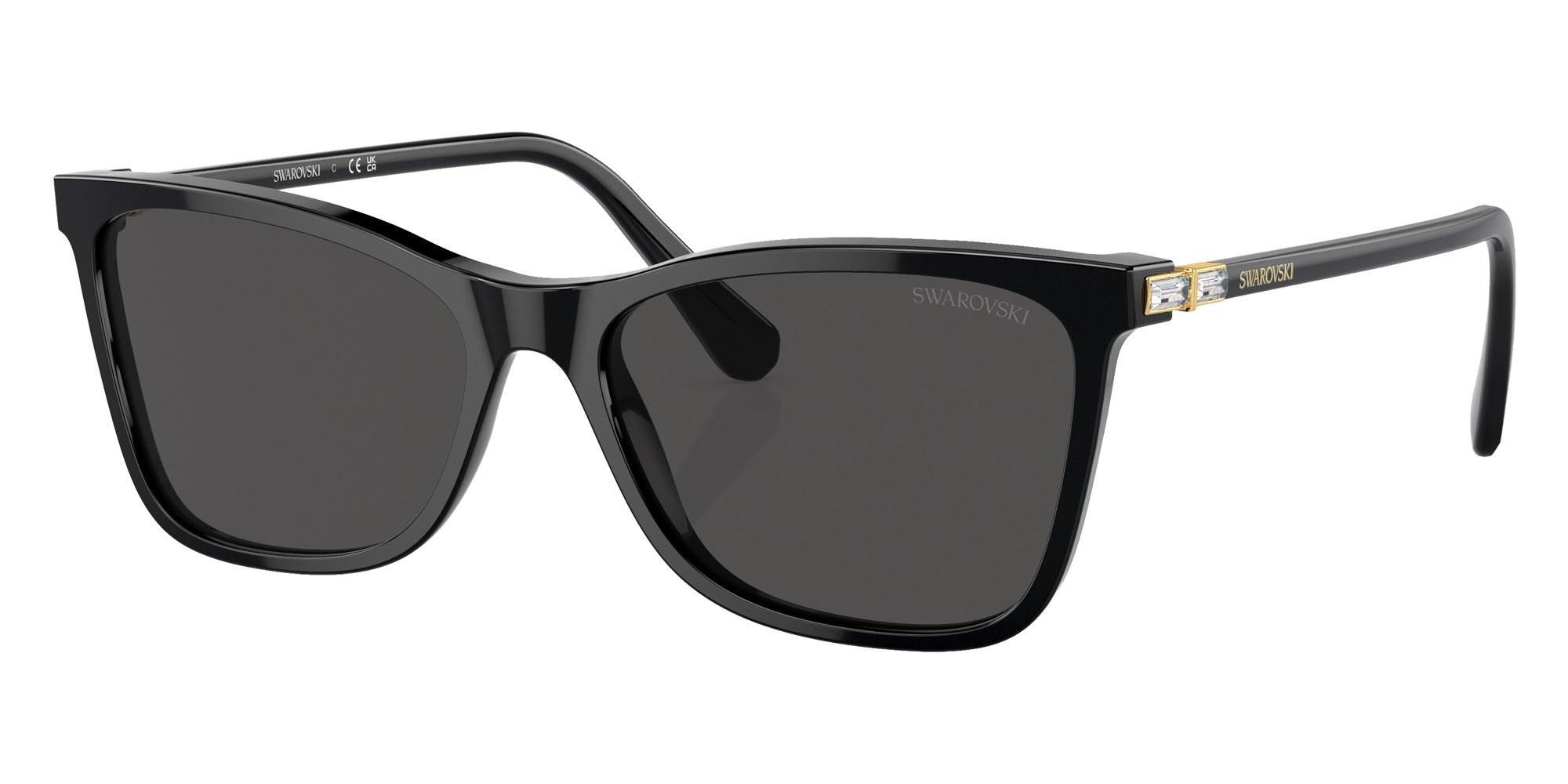 Swarovski SK6004 100187 55 - Black / Dark Gray #id:sk6004100187_s:102105