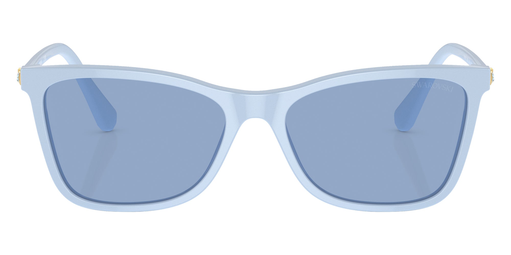 Swarovski SK6004 10061U 55 - Clear Blue / Light Blue Mirrored Silver Int #id:sk600410061u_s:100100