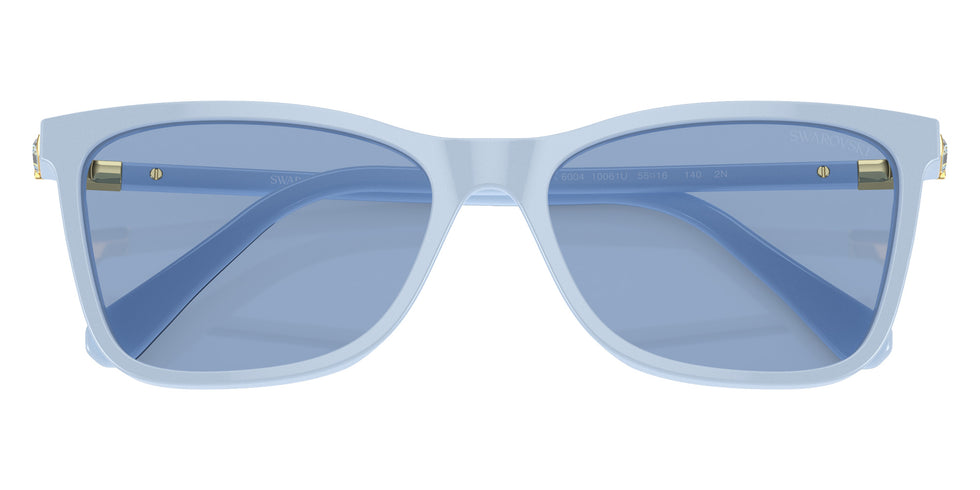 Swarovski SK6004 10061U 55 - Clear Blue / Light Blue Mirrored Silver Int #id:sk600410061u_s:100120